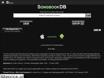 songbookdb.com