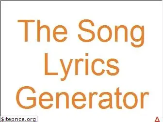 songlyricsgenerator.com