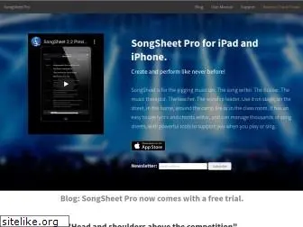 songsheetapp.com