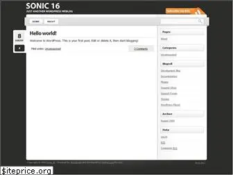 sonic16.com