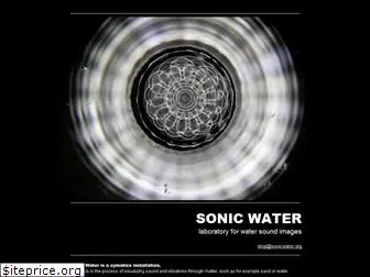 sonicwater.org