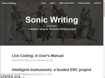 sonicwriting.org