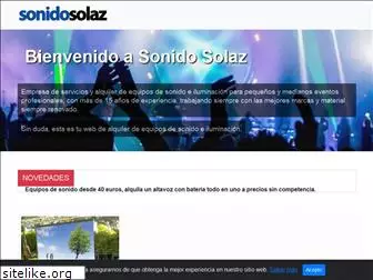 sonidosolaz.com
