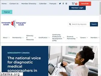 sonographycanada.ca