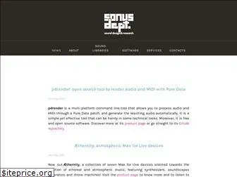 sonusdept.com