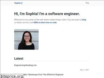 sophiali.dev