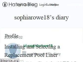 sophiarowe18.hatenablog.com