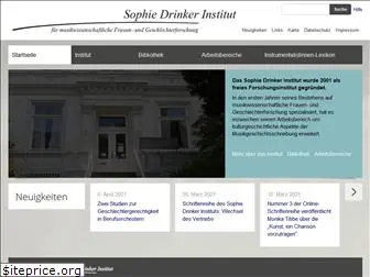 sophie-drinker-institut.de