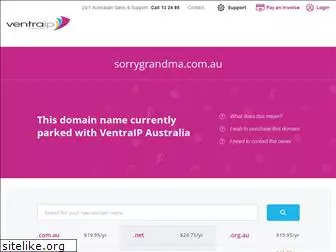 sorrygrandma.com.au