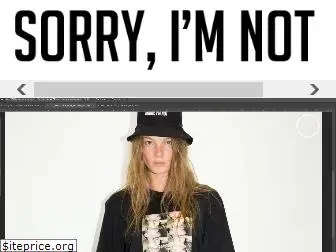 sorryiamnot.com