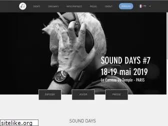 sound-days.com