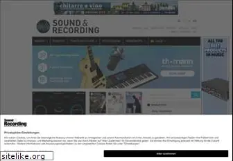 soundandrecording.de