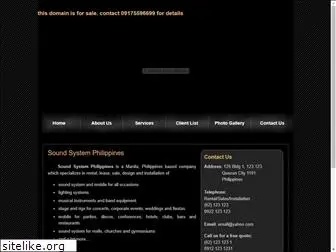 soundsystemphilippines.com