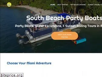 southbeachpartyboats.com