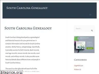southcarolinagenealogy.com