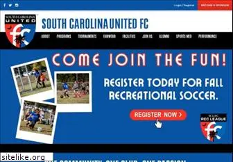 southcarolinaunitedfc.com