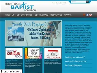 southdadebaptistchurch.org