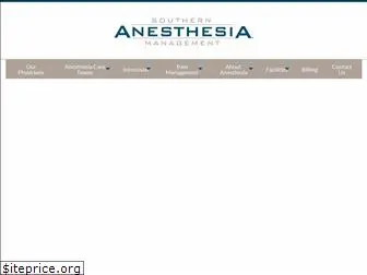 southernanesthesia.org