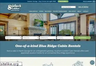 southerncomfortcabinrentals.com