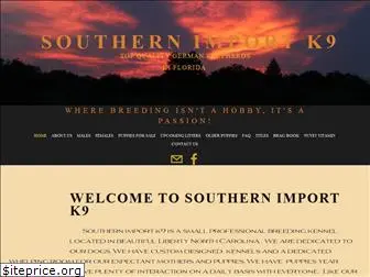 southernimportk9.com