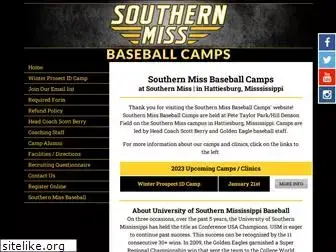 southernmissbaseballcamps.com