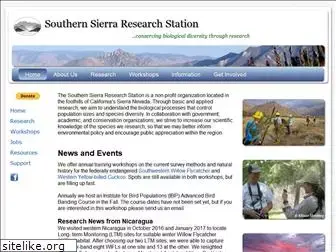 southernsierraresearch.org