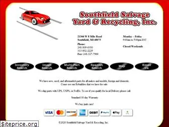 southfieldsalvageyard.com