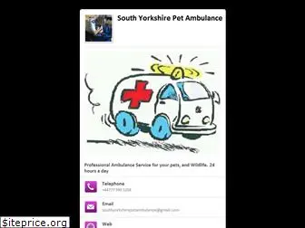 southyorkshirepetambulance.tel