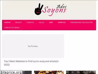 soyons-ados.com