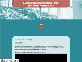 sozialgeschichte-uhrenindustrie.de