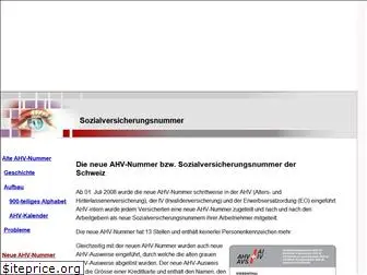 sozialversicherungsnummer.ch