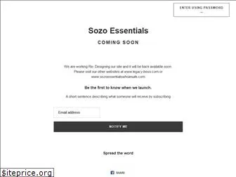 sozo-essentials.com