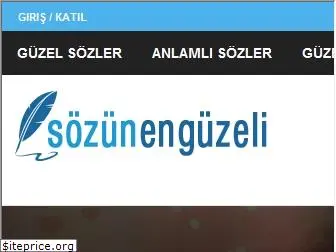 sozunenguzeli.com