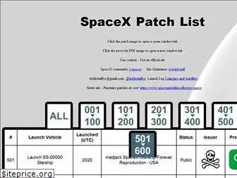 spacexpatchlist.space