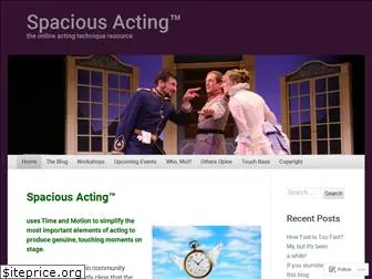 spaciousacting.com