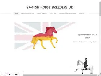 spanishhorsebreedersuk.co.uk