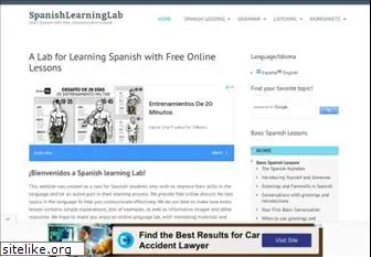 spanishlearninglab.com