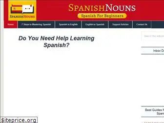 spanishnouns.com
