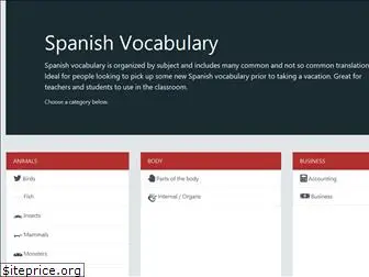 spanishvocabulary.ca