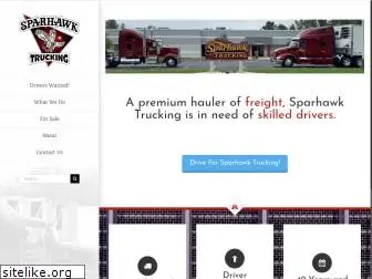 sparhawktrucking.com