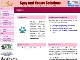 spayandneutersolutions.org