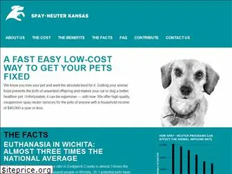 spayneuterkansas.com