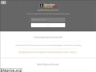 speakermanuals.com