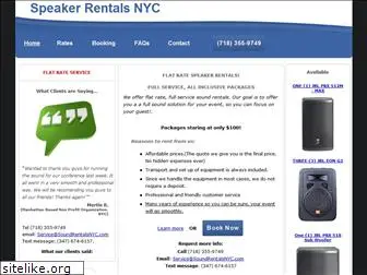 speakerrentalsnyc.com
