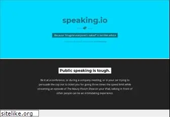 speaking.io