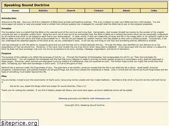 speakingsounddoctrine.com