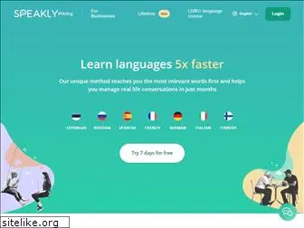 www.speakly.me