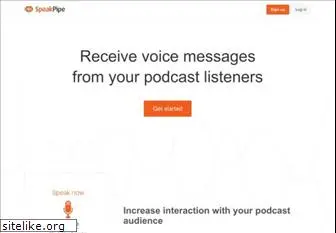 speakpipe.com