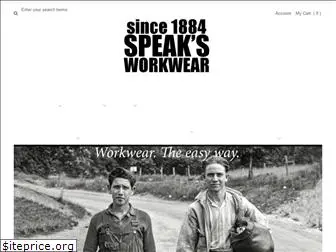 speaksworkwear.com