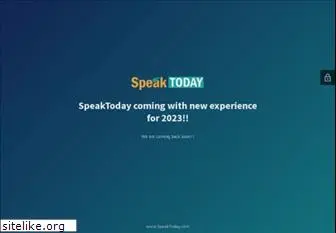 speaktoday.com